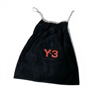 Y-3 Yohji Yamamoto Black Drawstring Dust Bag | 15.5” x 15.5”